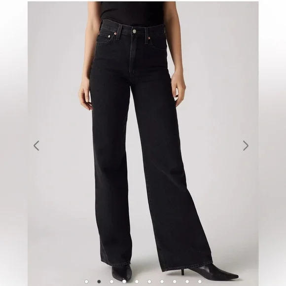 Levi's® Premium RIBCAGE WIDE LEG WOMEN'S JEANS Size 24 - Picture 12 of 12